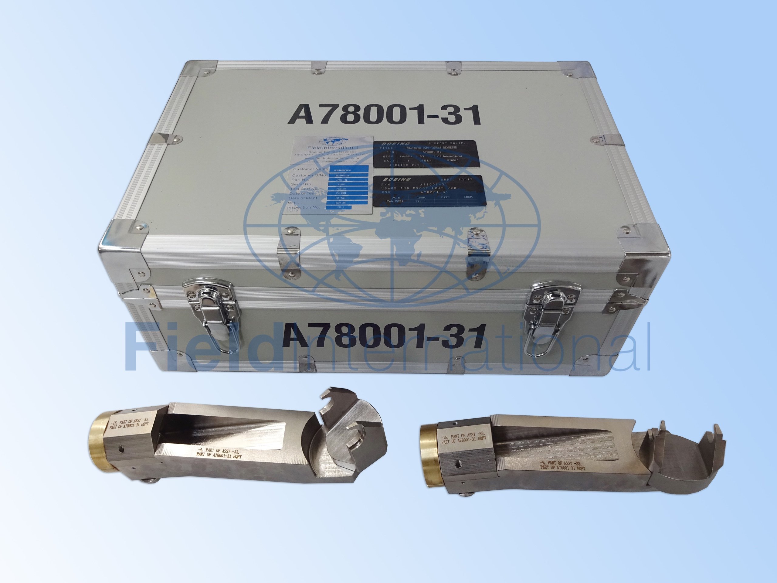 A78001-31 HOLD OPEN EQUIPMENT - THRUST REVERSER, 40 KNOT