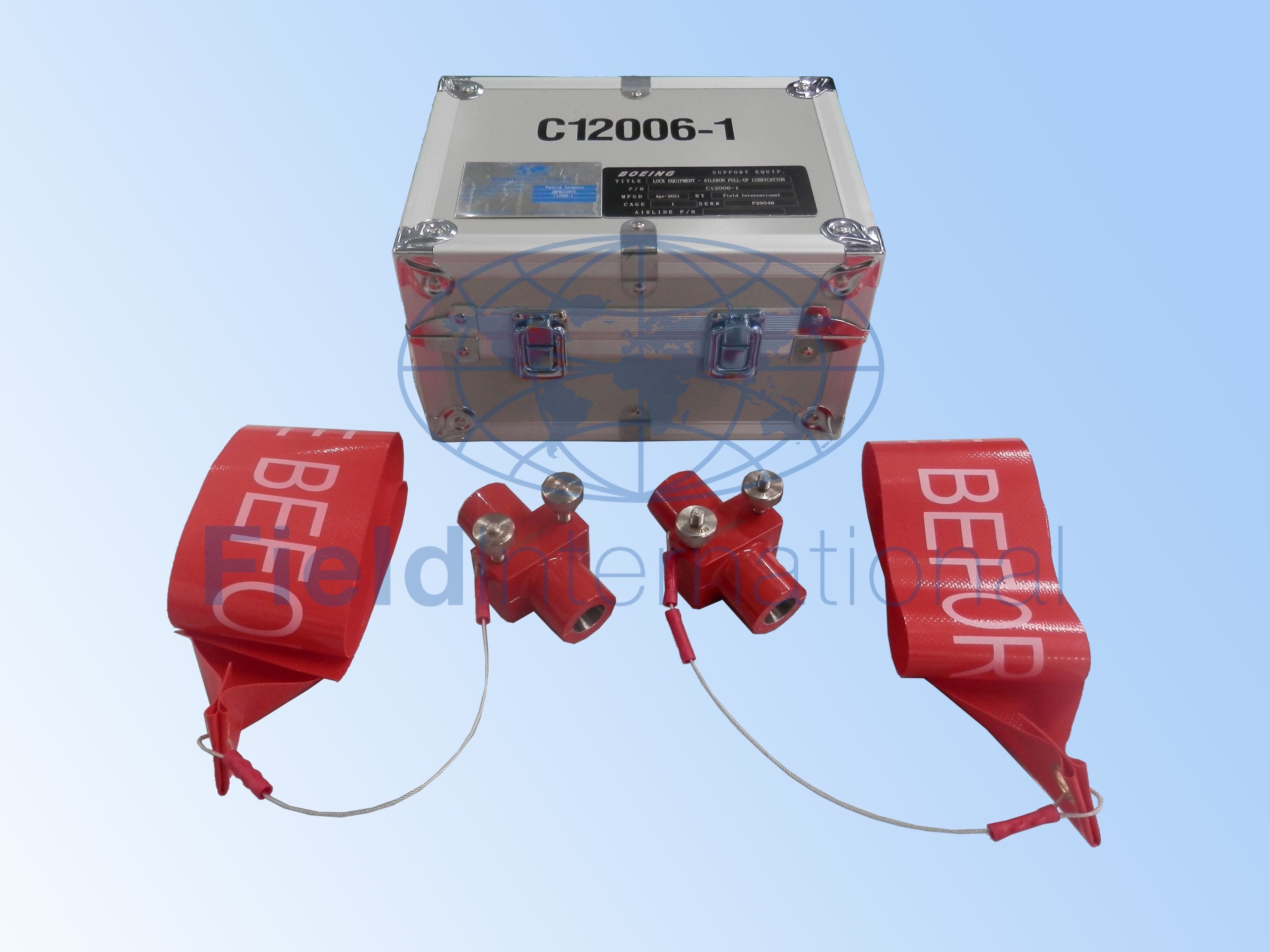 C12006-1 LOCK EQUIPMENT - AILERON FULL-UP LUBRICATION
