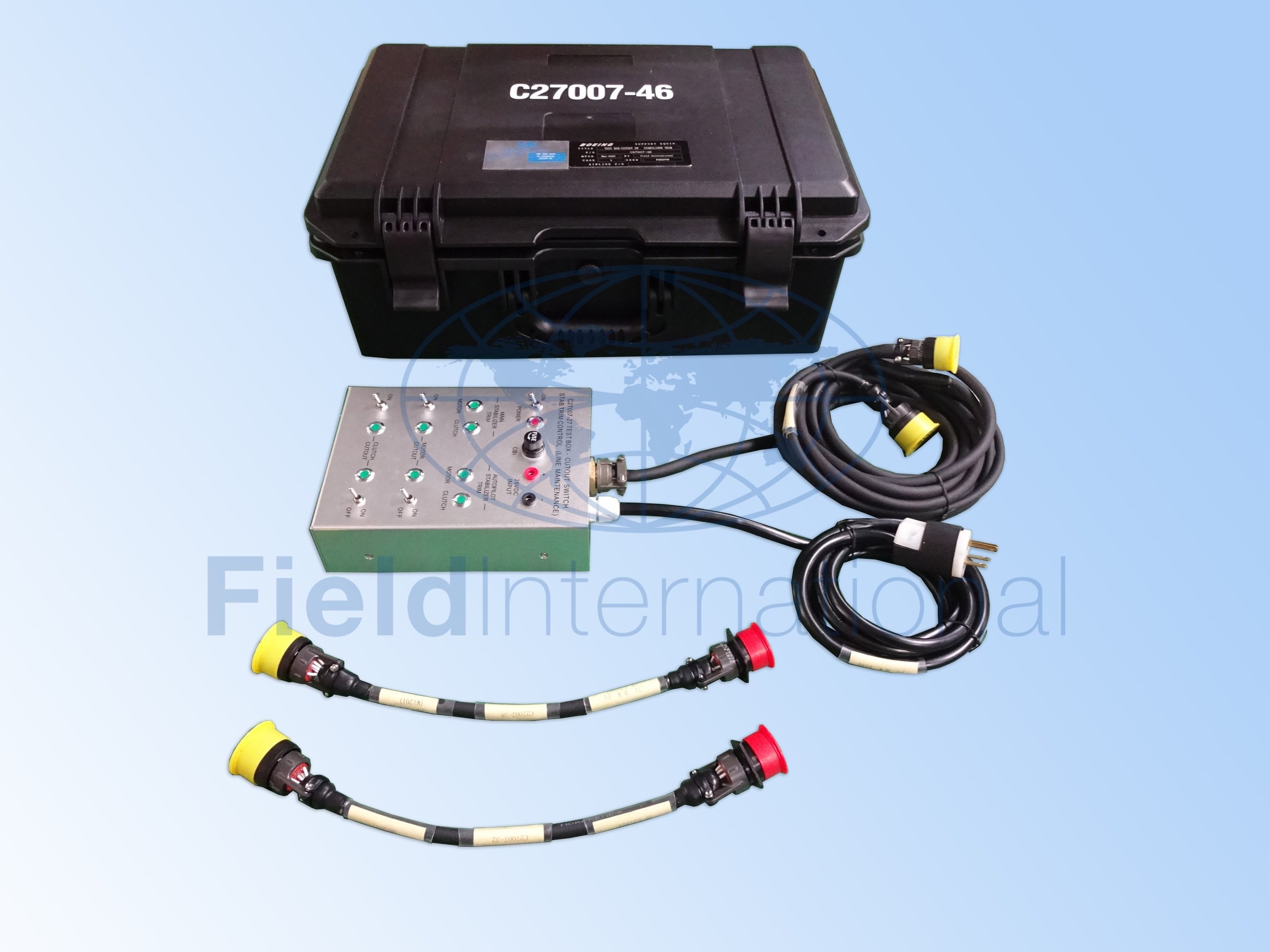 C27007-46 TEST BOX - CUTOUT SWITCH, STABILIZER TRIM CONTROL (LINE MAINTENANCE)