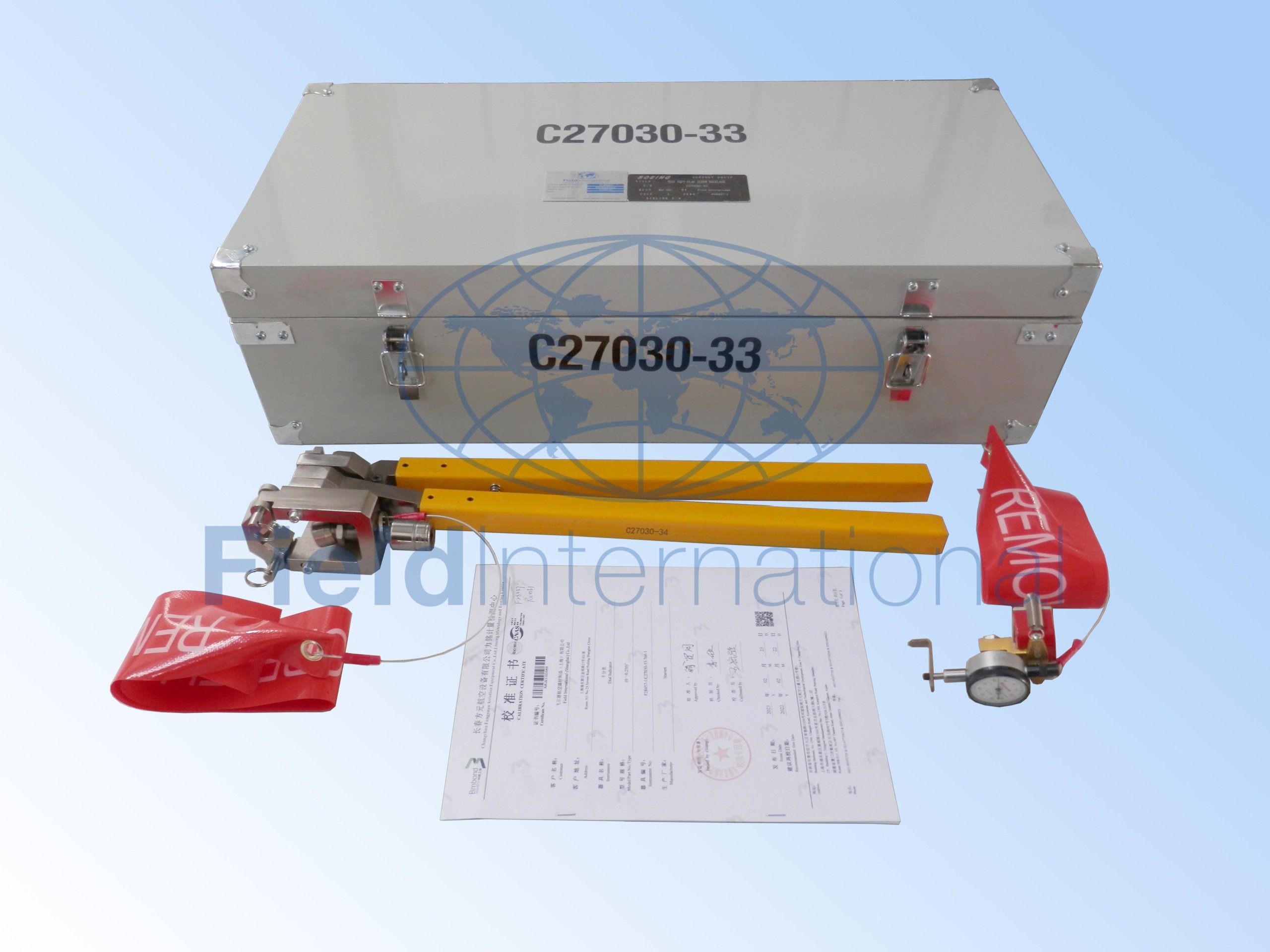 C27030-33 TEST EQUIPMENT - FLAP SCREW BACKLASH