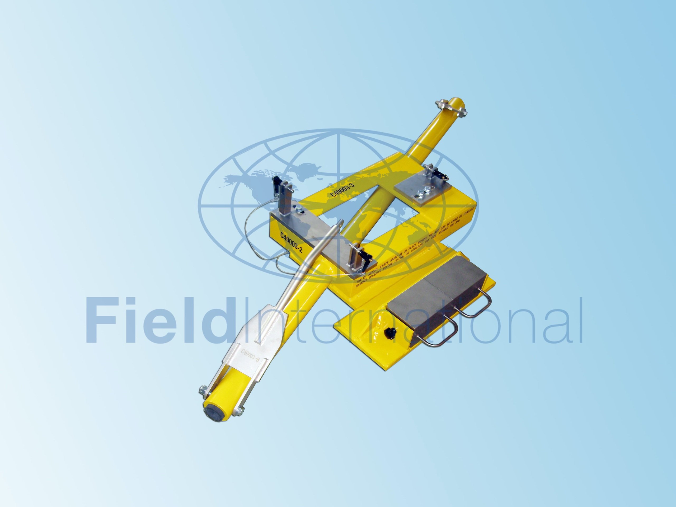 C49003-1 CRADLE, SUNDSTRAND AUXILIARY POWER UNIT (APU) - HOIST EQUIPMENT, CENTER OF GRAVITY (CG) COMPENSATING