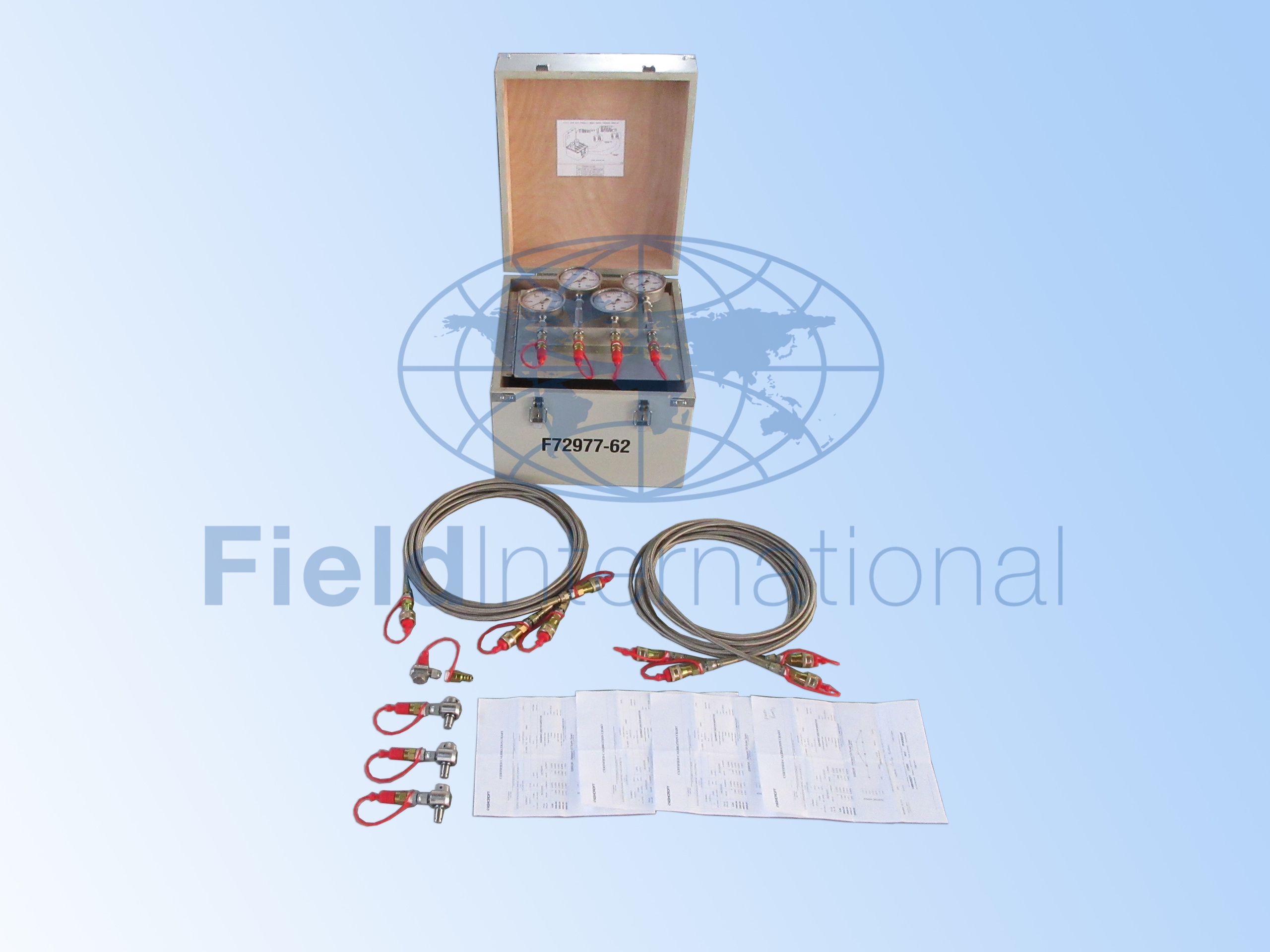 F72977-62 GAUGE EQUIPMENT - HYDRAULIC BRAKE SYSTEM PRESSURE CHECKING