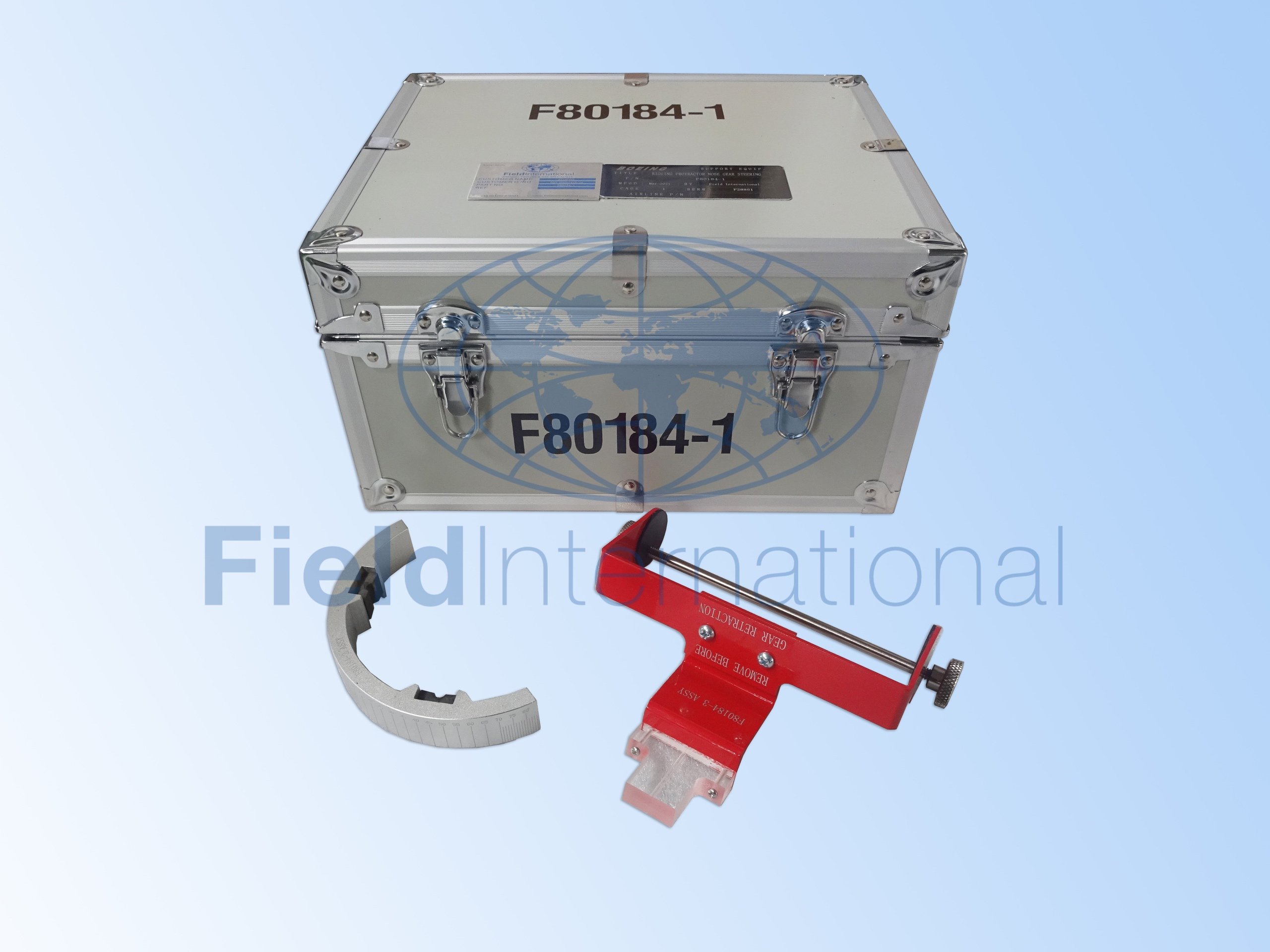 F80184-1 RIGGING PROTRACTOR - NOSE GEAR STEERING