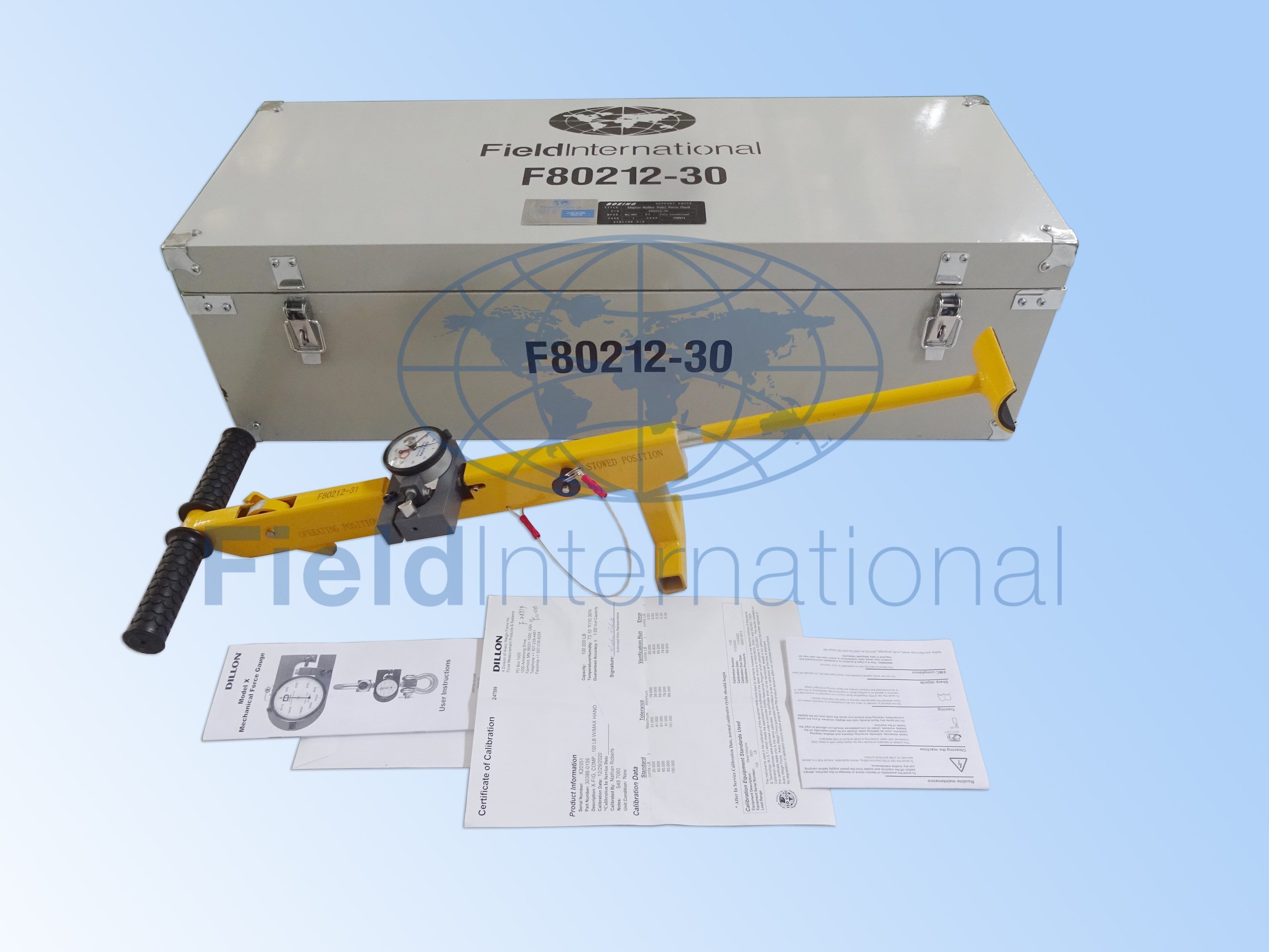 F80212-30 ADAPTER - RUDDER PEDAL FORCE CHECK