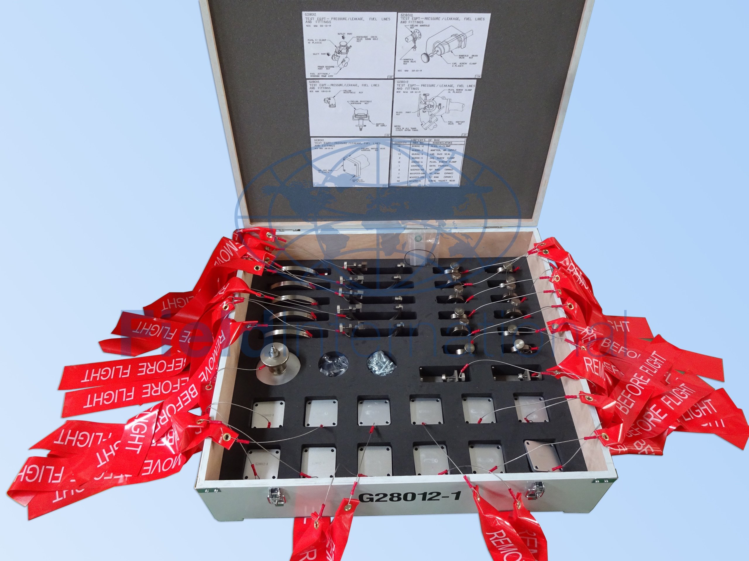 G28012-1 TEST EQUIPMENT - PRESSURE/LEAKAGE, FUEL LINES AND FITTINGS
