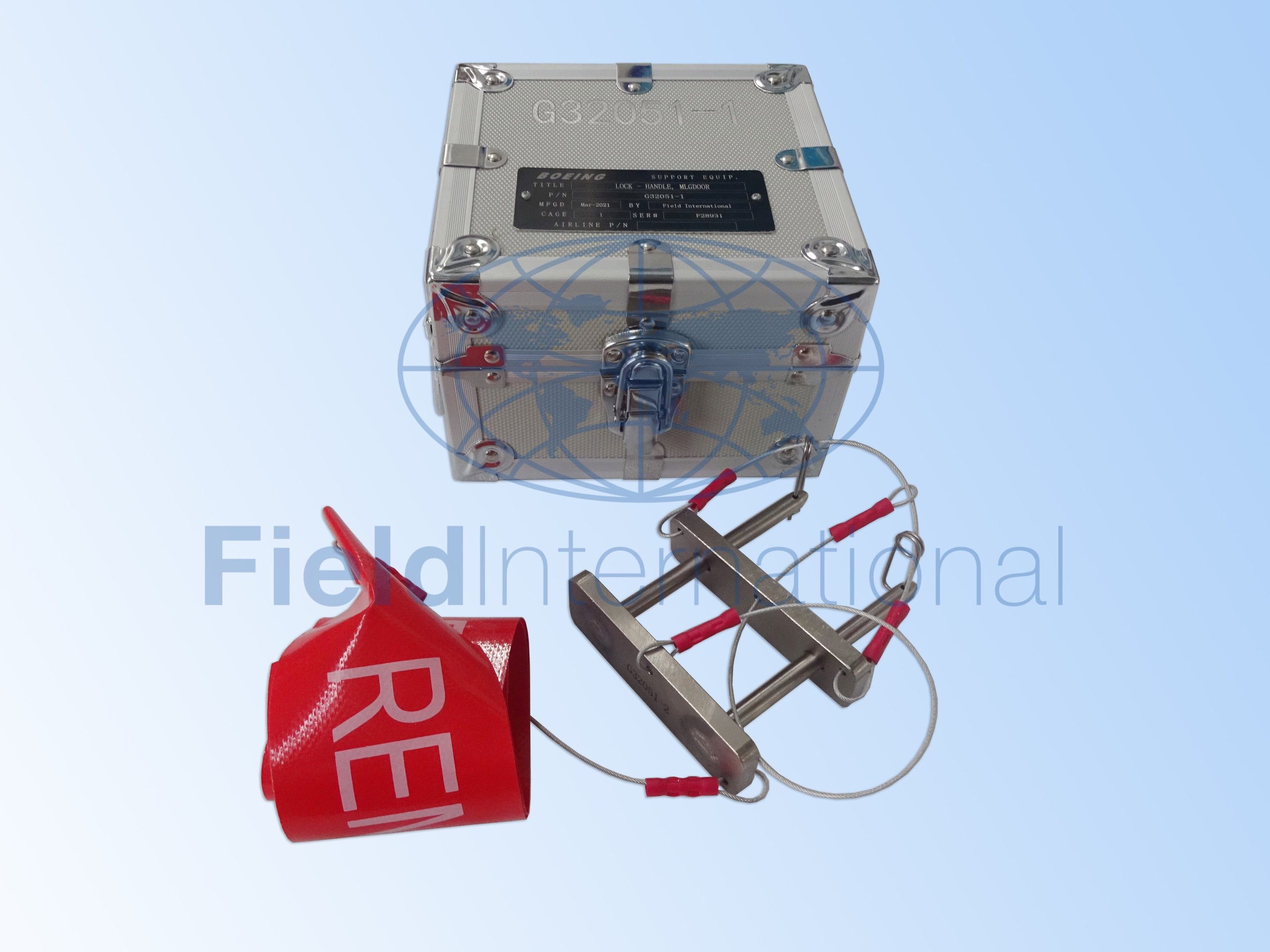 G32051-1 HANDLE LOCK - WING & BODY LANDING GEAR DOORS, GROUND RELEASE