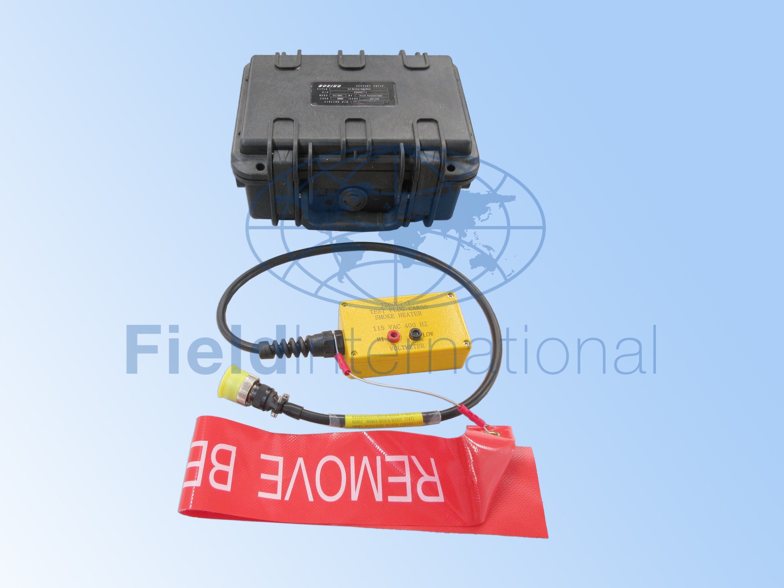J26007-1 TEST BOX - CARGO SMOKE HEATER, TEST PLUG