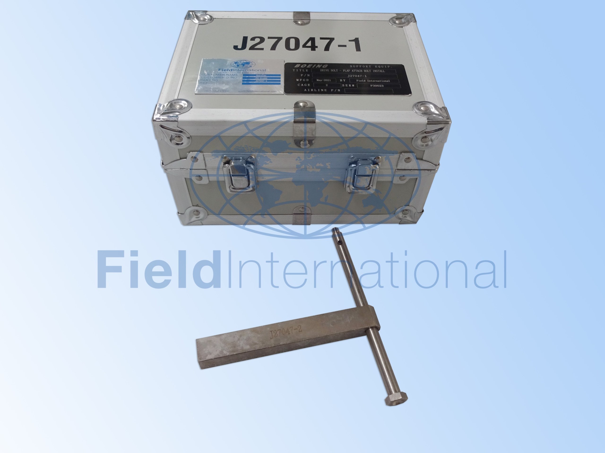 J27047-1 DRIVE BOLT - FLAP ATTACH BOLT INSTALLATION