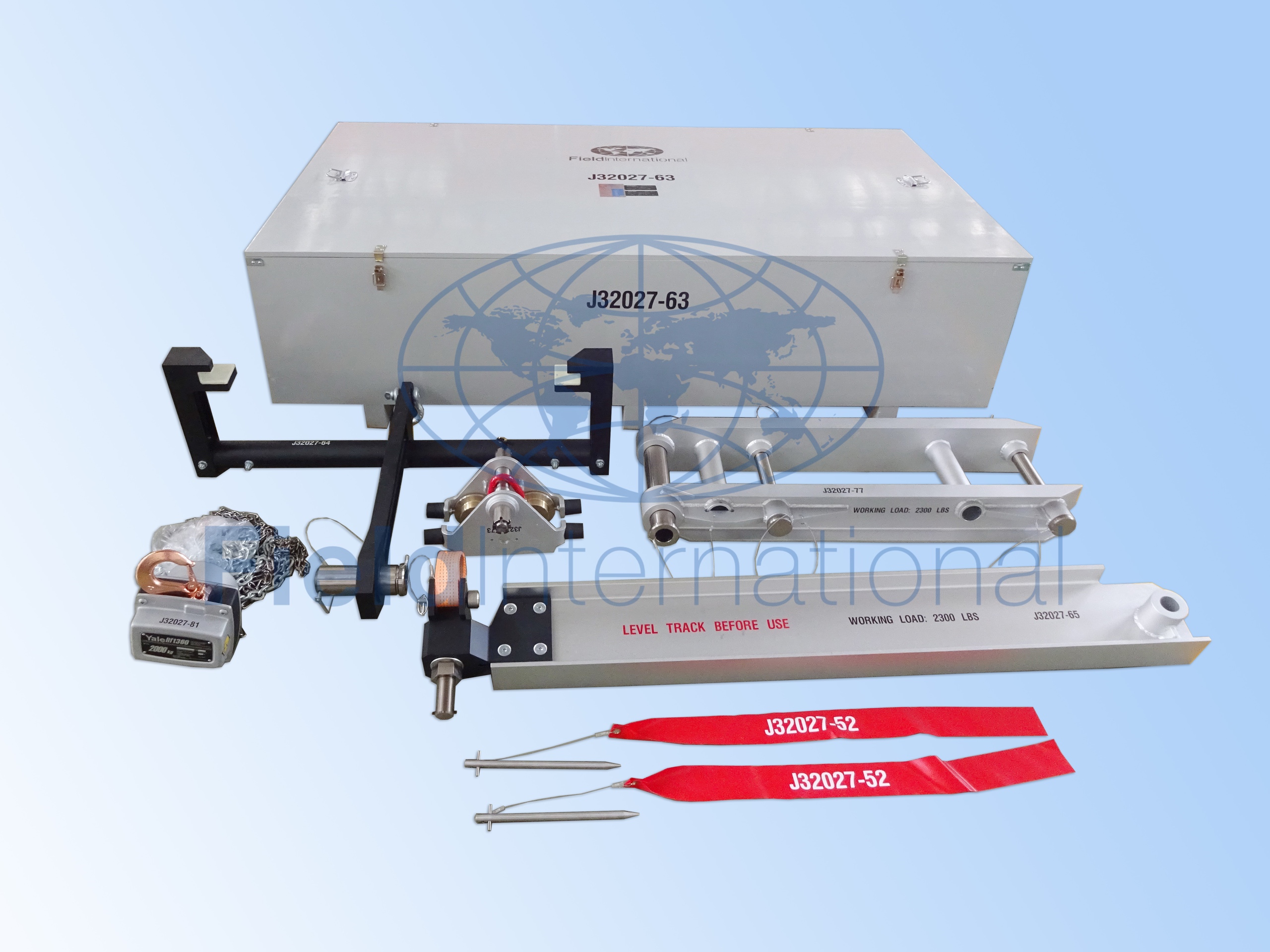 J32027-63 HOIST EQUIPMENT - REMOVAL/INSTALLATION, NOSE LANDING GEAR