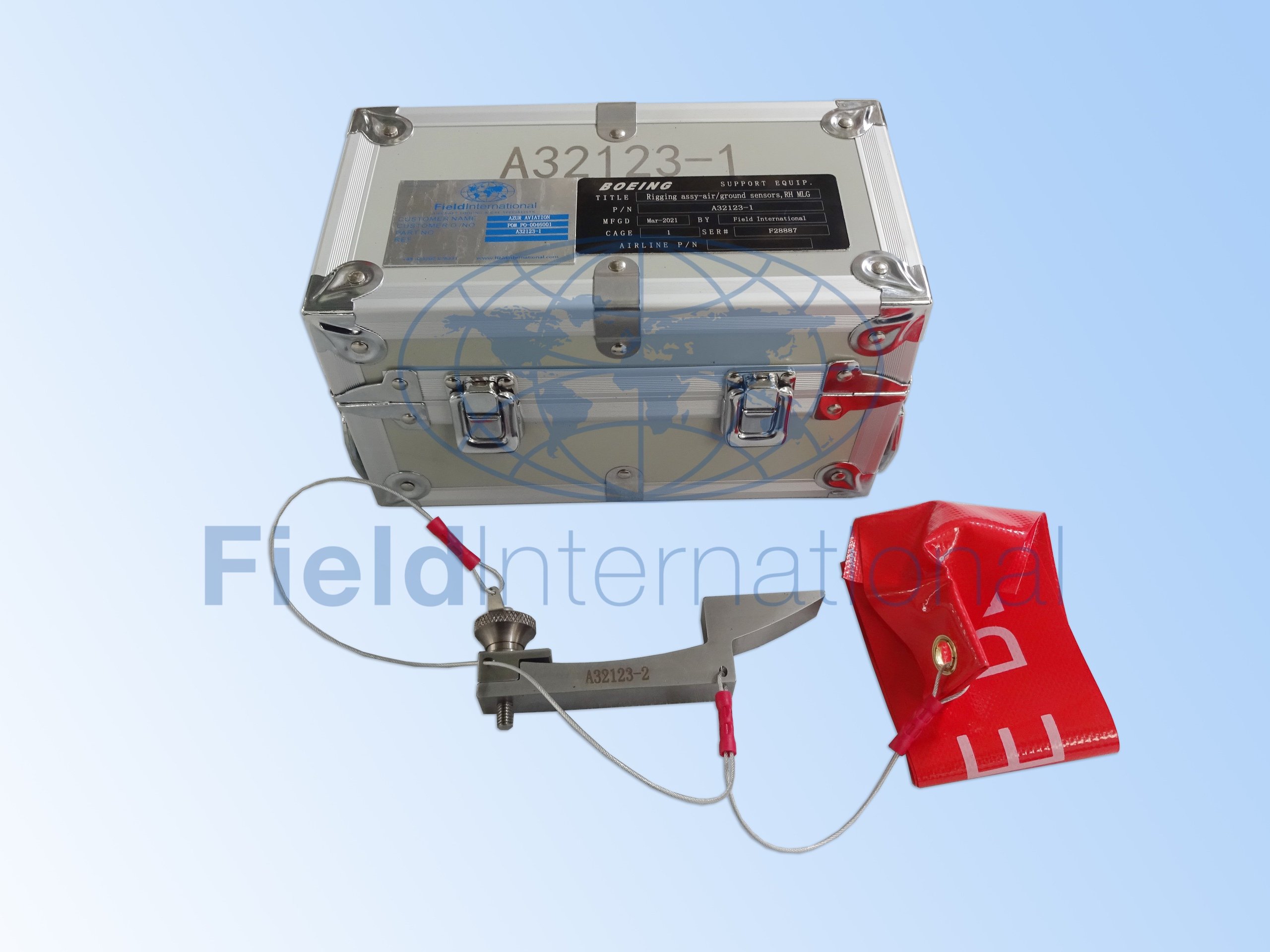 A32123-1 RIGGING ASSEMBLY - AIR/GROUND SENSORS, RIGHT HAND MAIN LANDING GEAR (MLG)