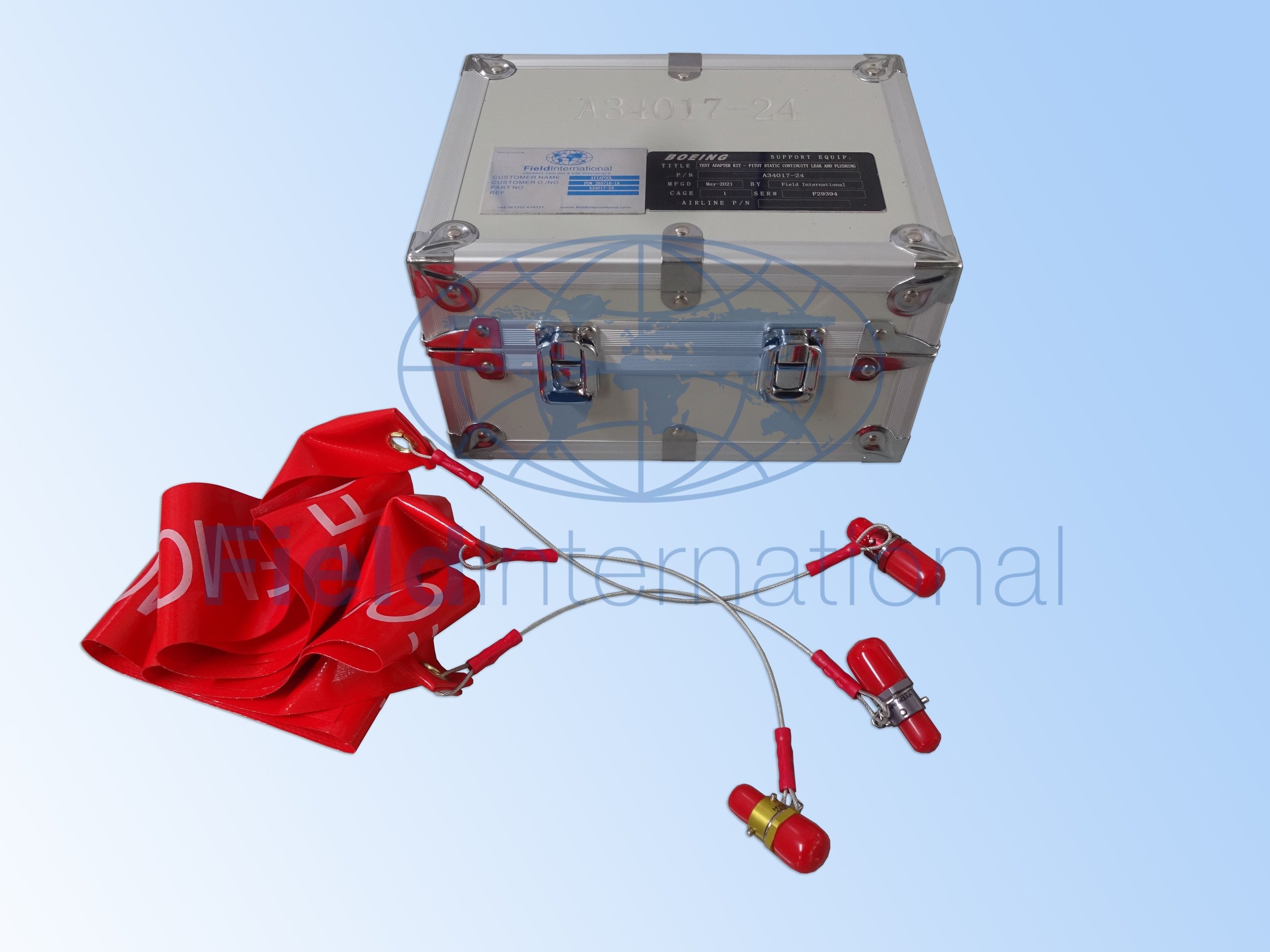 A34017-24 TEST ADAPTER KIT – PITOT STATIC CONTINUITY LEAK AND FLUSHING