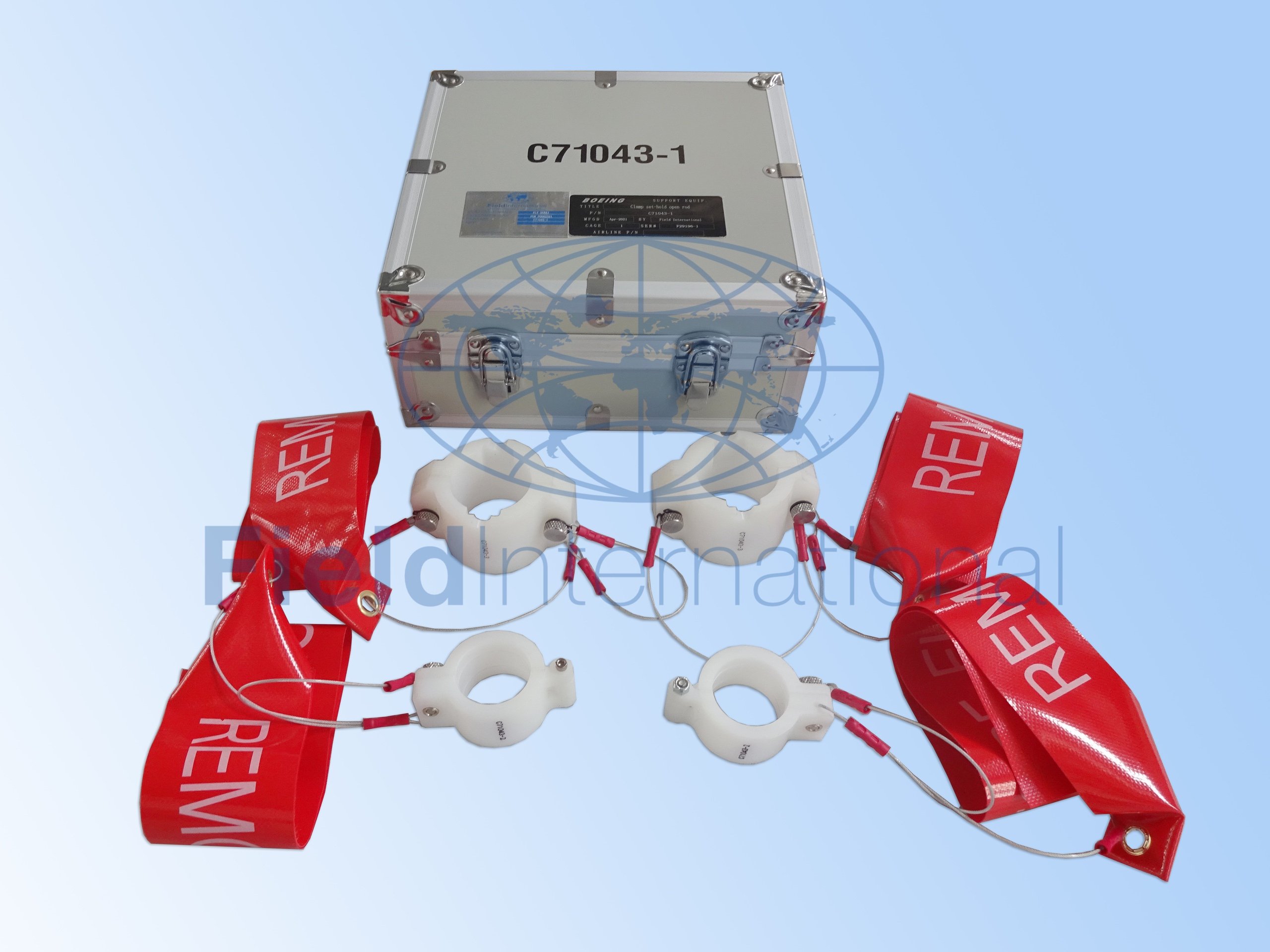 C71043-1 Clamp Set - Hold Open Rod